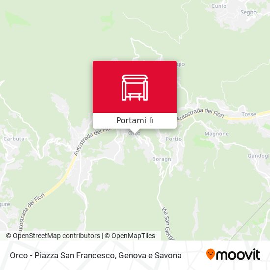Mappa Orco - Piazza San Francesco