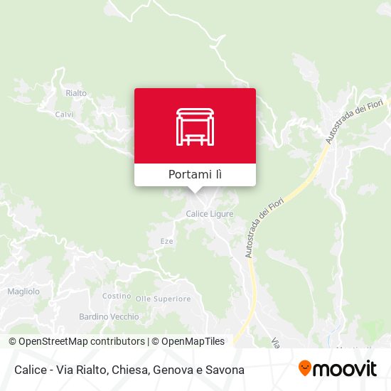 Mappa Calice - Via Rialto, Chiesa