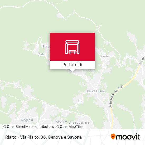 Mappa Rialto - Via Rialto, 36