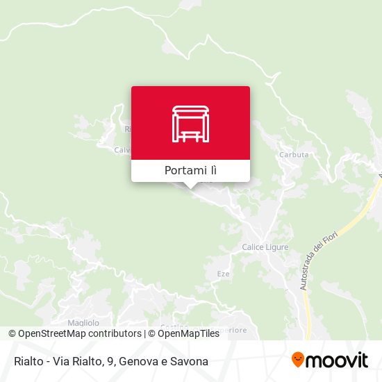 Mappa Rialto - Via Rialto, 9