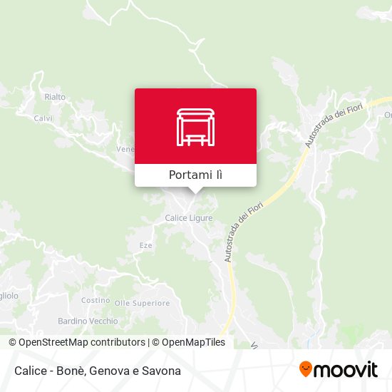 Mappa Calice - Bonè