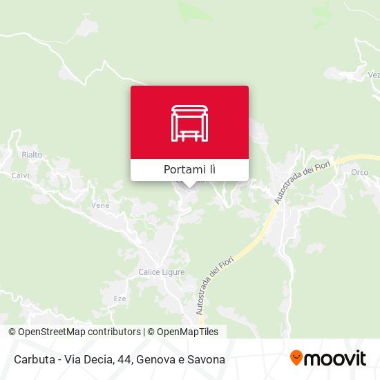Mappa Carbuta - Via Decia, 44