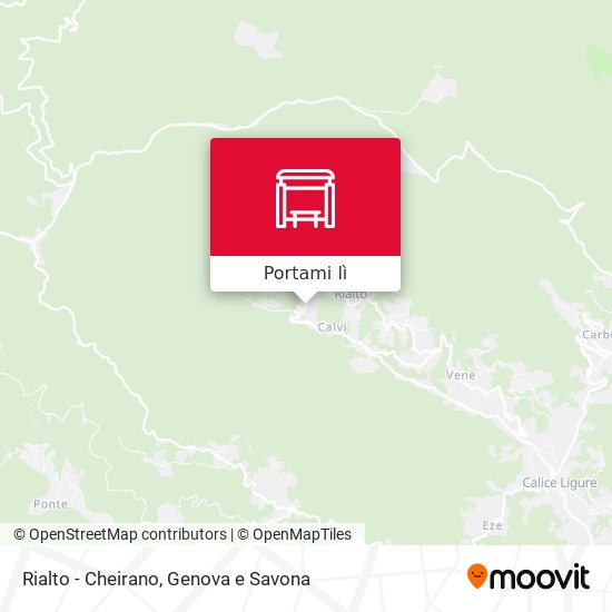 Mappa Rialto - Cheirano