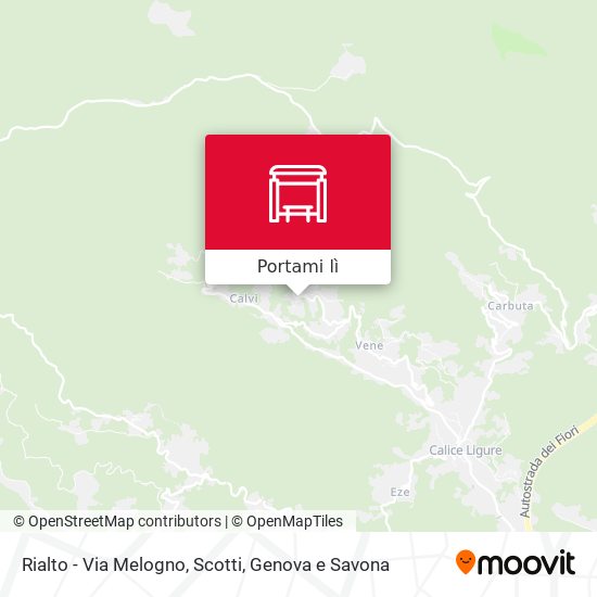 Mappa Rialto - Via Melogno, Scotti