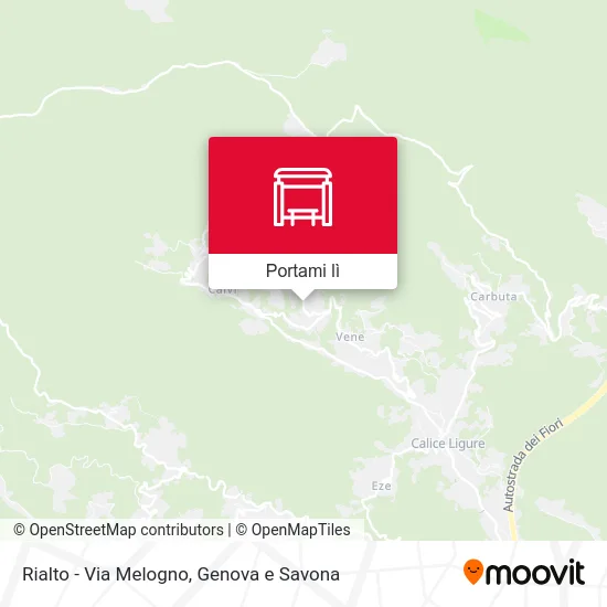 Mappa Rialto - Via Melogno