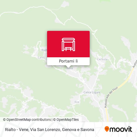 Mappa Rialto - Vene, Via San Lorenzo