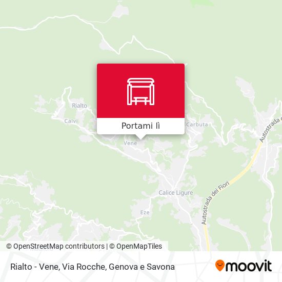 Mappa Rialto - Vene, Via Rocche