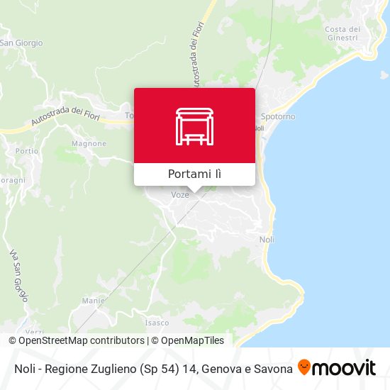 Mappa Noli - Regione Zuglieno (Sp 54) 14