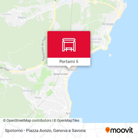 Mappa Spotorno - Piazza Aonzo