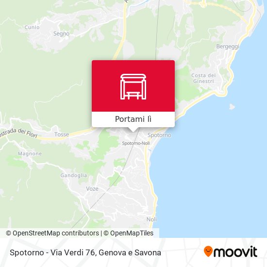 Mappa Spotorno - Via Verdi 76