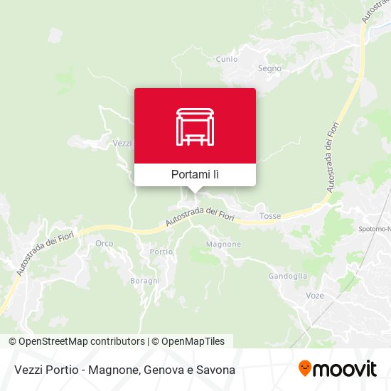 Mappa Vezzi Portio - Magnone