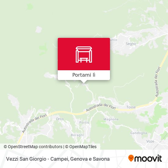 Mappa Vezzi San Giorgio - Campei