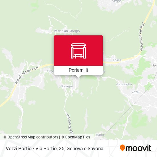 Mappa Vezzi Portio - Via Portio, 25