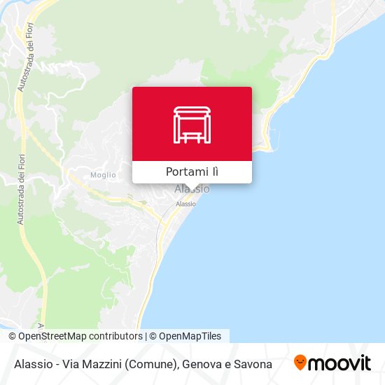 Mappa Alassio - Via Mazzini (Comune)