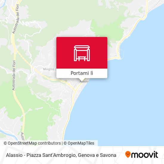 Mappa Alassio - Piazza Sant'Ambrogio