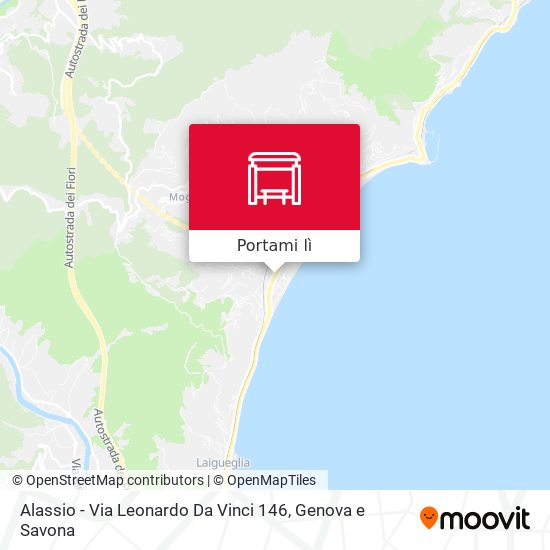 Mappa Alassio - Via Leonardo Da Vinci 146