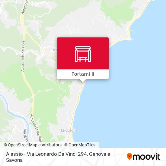 Mappa Alassio - Via Leonardo Da Vinci 294