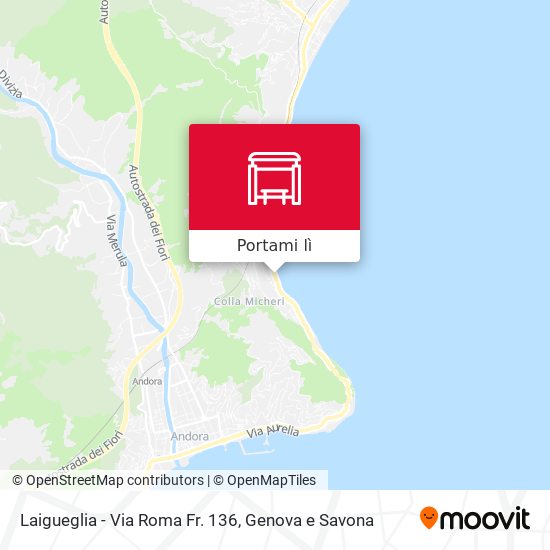 Mappa Laigueglia - Via Roma Fr. 136