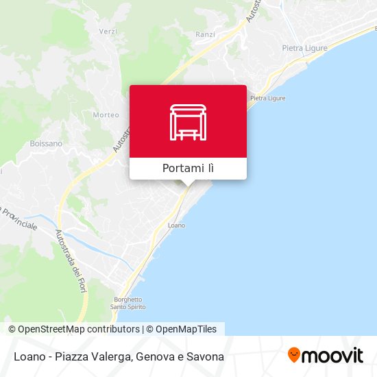 Mappa Loano - Piazza Valerga