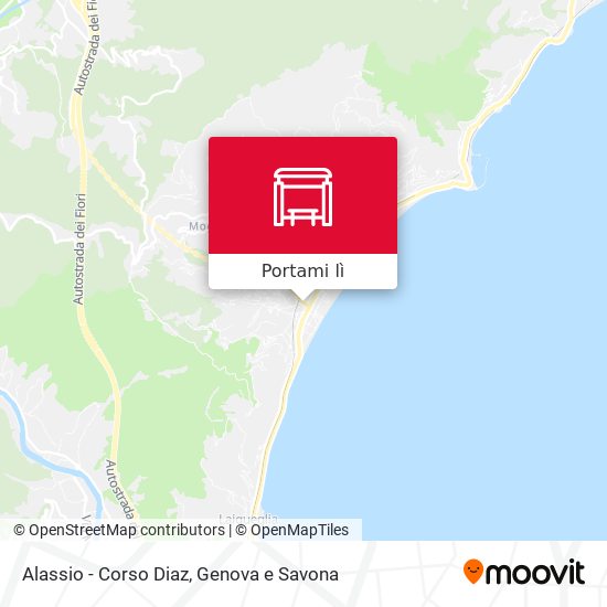 Mappa Alassio - Corso Diaz