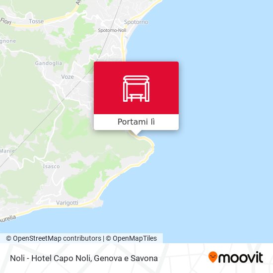 Mappa Noli - Hotel Capo Noli