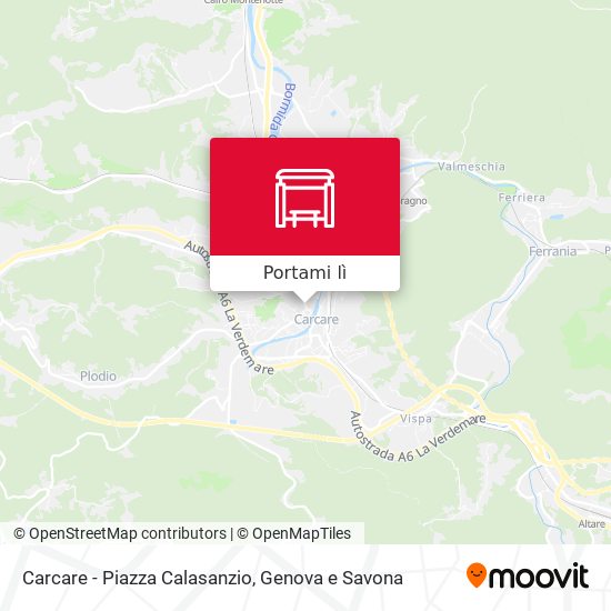 Mappa Carcare - Piazza Calasanzio