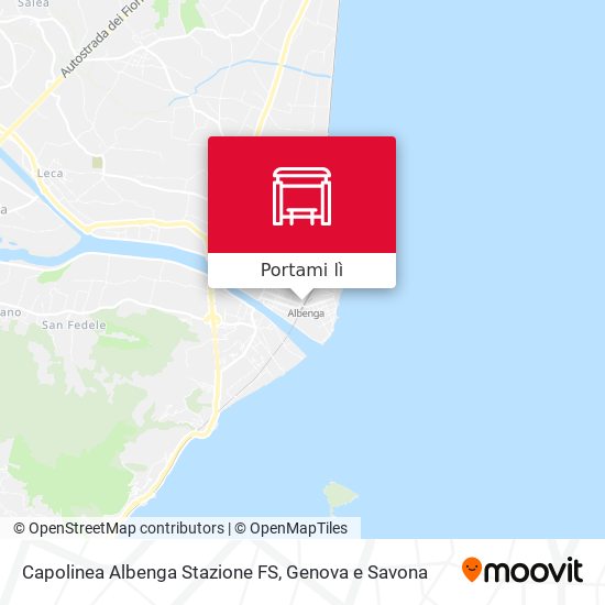 Mappa Capolinea Albenga Stazione FS