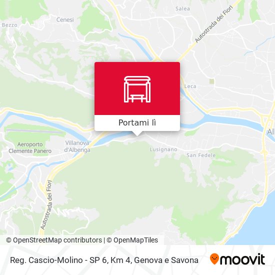 Mappa Reg. Cascio-Molino - SP 6, Km 4
