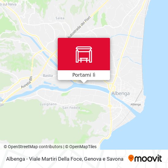 Mappa Albenga - Viale Martiri Della Foce