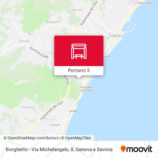 Mappa Borghetto - Via Michelangelo, 8