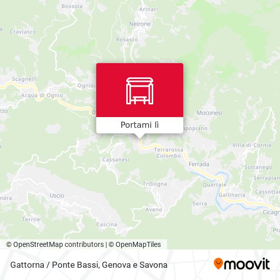 Mappa Gattorna / Ponte Bassi