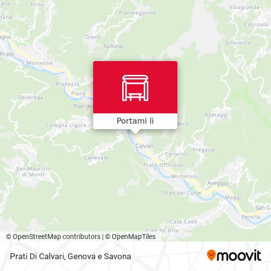 Mappa Prati Di Calvari