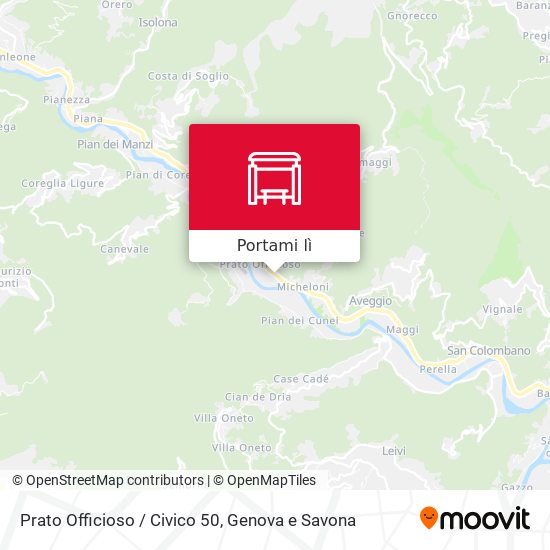 Mappa Prato Officioso / Civico 50