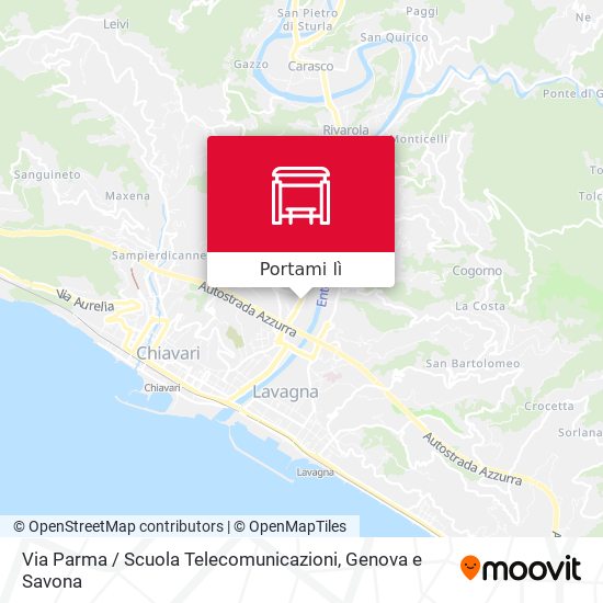Mappa Via Parma / Scuola Telecomunicazioni
