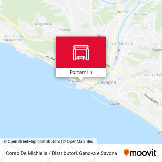 Mappa Corso  De Michielis / Distributori