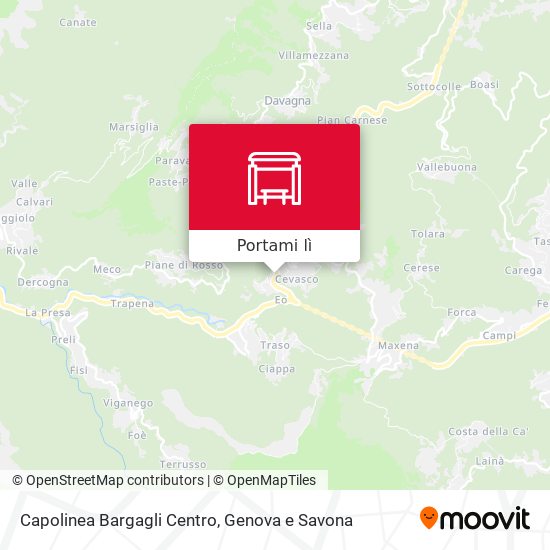 Mappa Capolinea Bargagli Centro