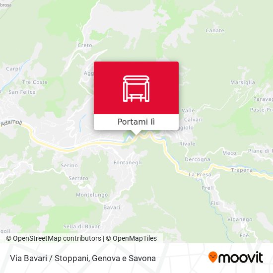 Mappa Via Bavari / Stoppani