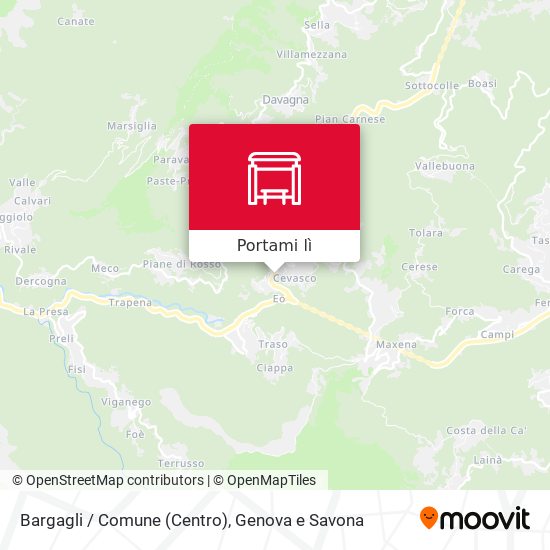 Mappa Bargagli / Comune (Centro)