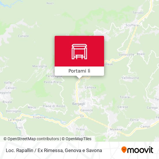 Mappa Loc. Rapallin / Ex Rimessa
