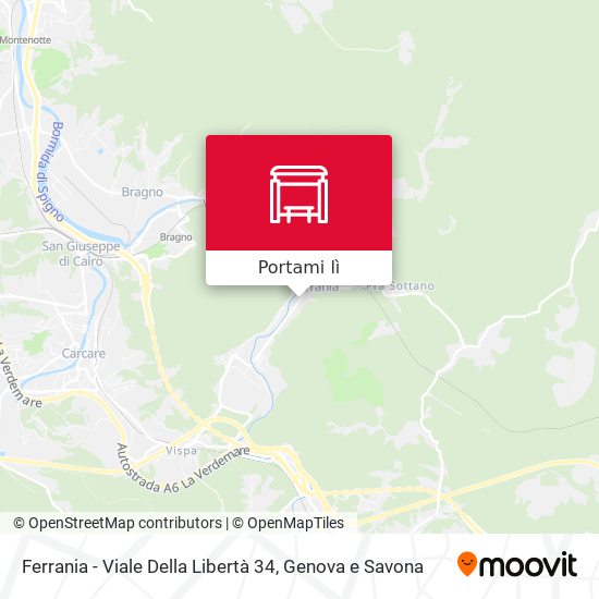 Mappa Ferrania - Viale Della Libertà 34