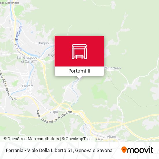 Mappa Ferrania - Viale Della Libertà 51
