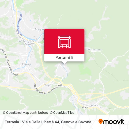 Mappa Ferrania - Viale Della Libertà 44