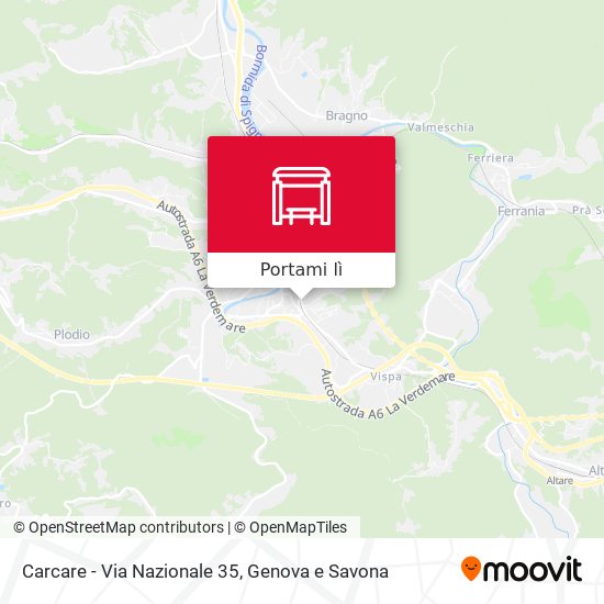 Mappa Carcare - Via Nazionale 35