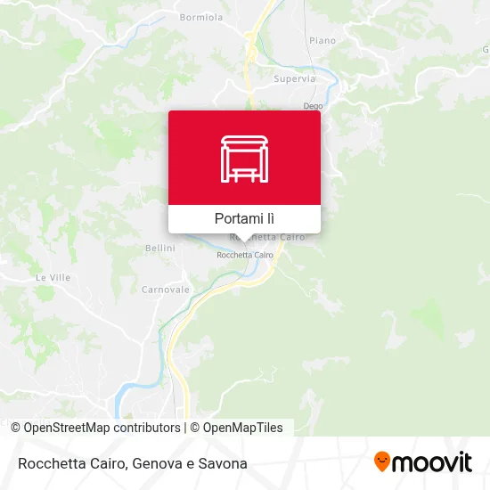 Mappa Rocchetta Cairo