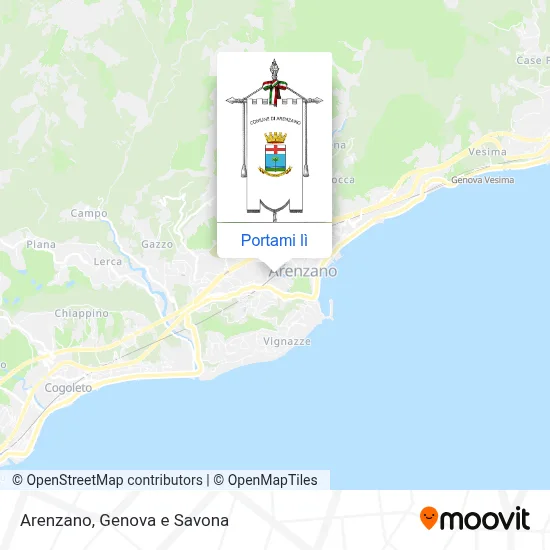 Mappa Arenzano