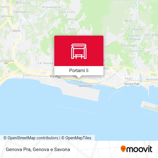 Mappa Genova Pra