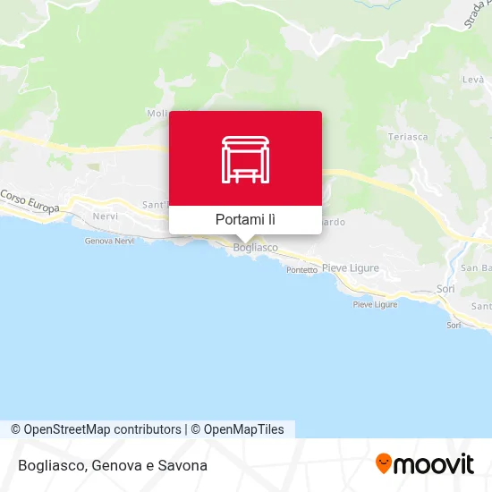 Mappa Bogliasco