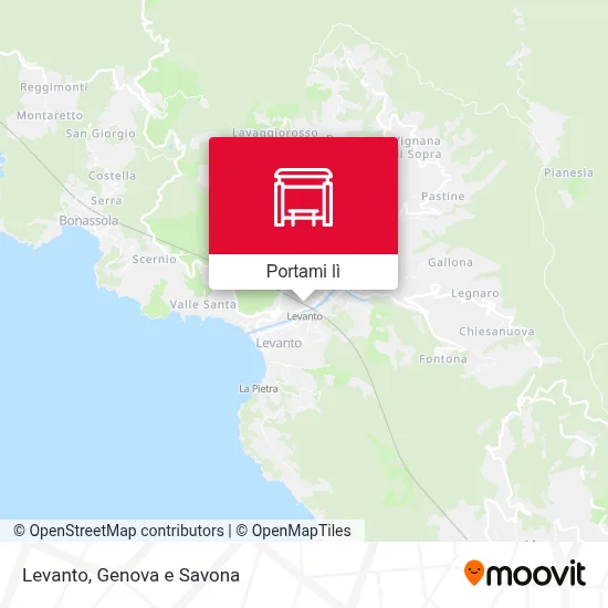 Mappa Levanto