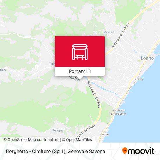 Mappa Borghetto - Cimitero (Sp 1)