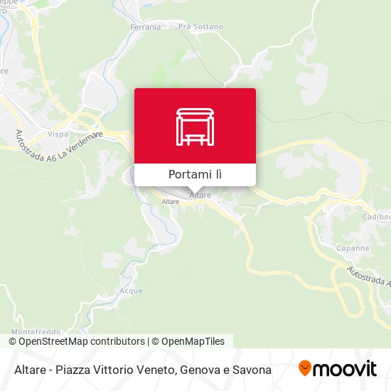 Mappa Altare - Piazza Vittorio Veneto